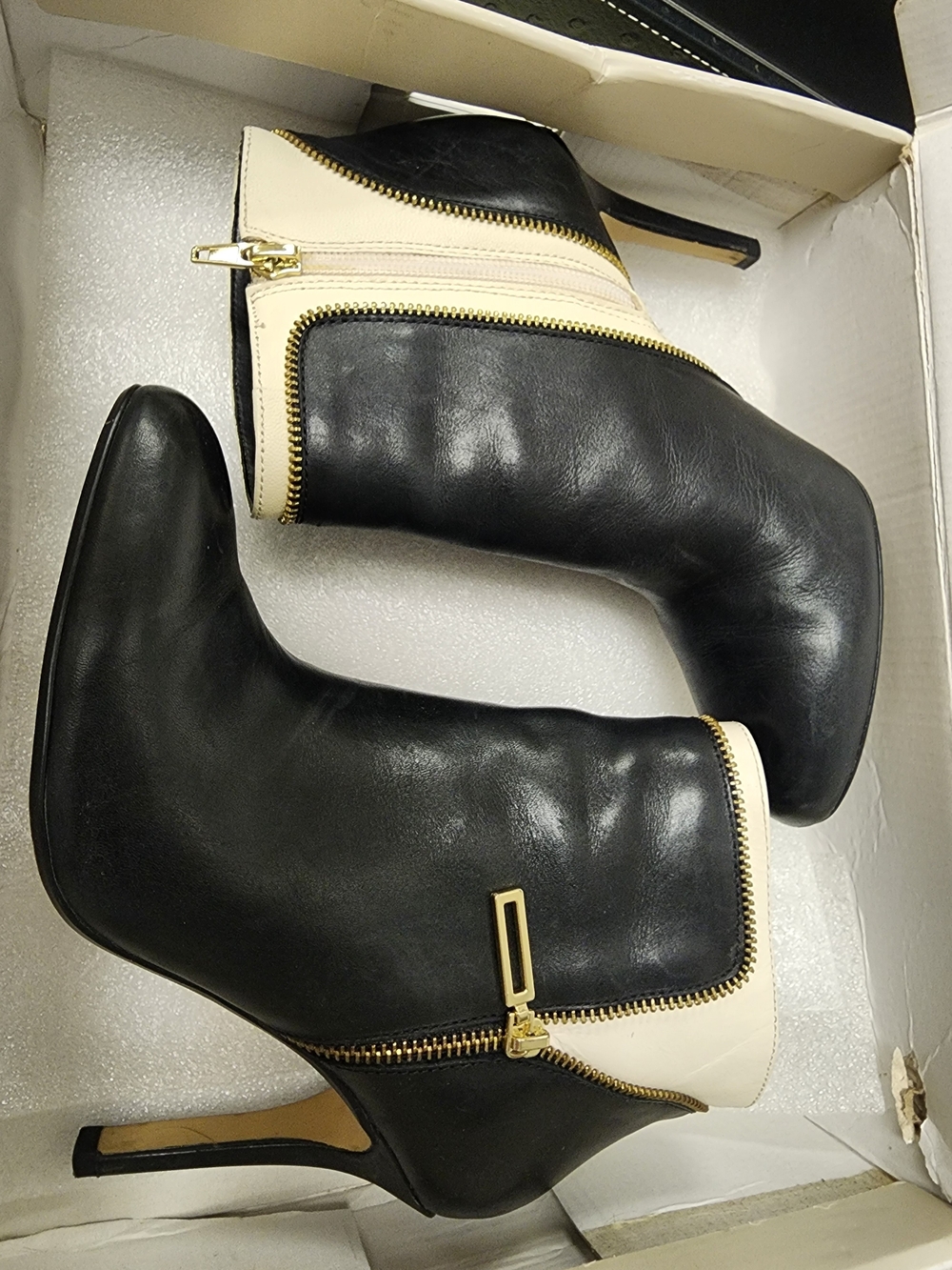 Banana Republic "Kamile" Asymmetric Zip Ankle Bootie.